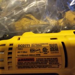  Dewalt  Drill  20volt  Drill Brand-new 