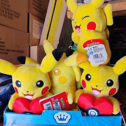 Pokemon Pikachu Plushies 