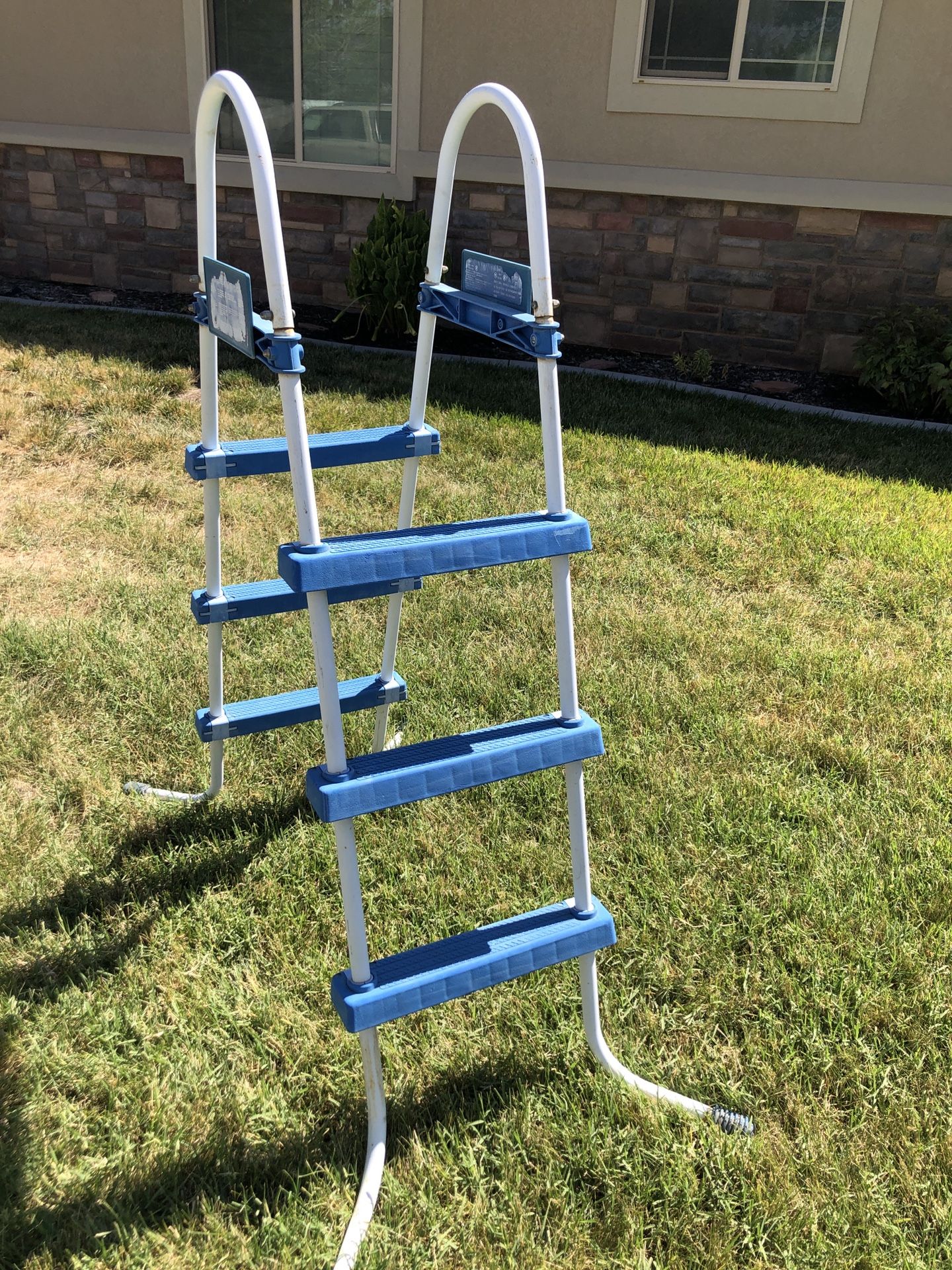 56″ Above Ground Swimming Pool Ladder – Sturdy & Ready for Summer!