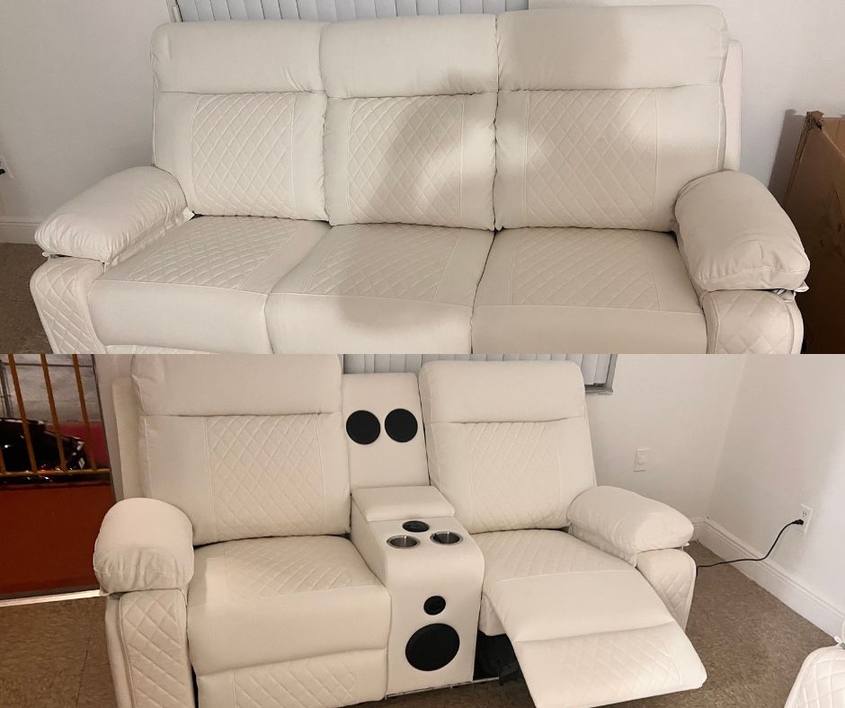 Brand New Power Reclining Sofa and Loveseat / Sofa y Loveseat Reclinables Nuevos a Estrenar … Fast 🚚