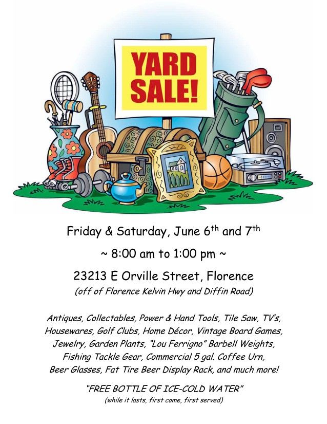 Huge Yard Sale