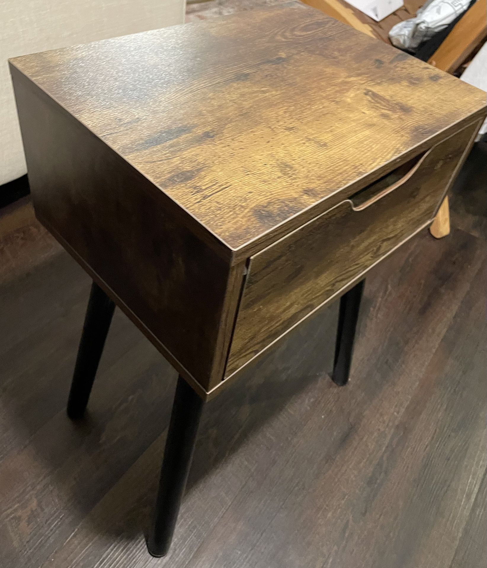 Two Rustic Nightstands