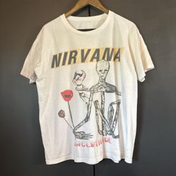 Men's White and Cream Top(148)37