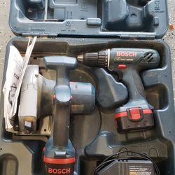 Bosch Screwgun And Circular Saw Kit With Case