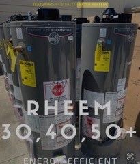 New Water Heater Rheem Gas