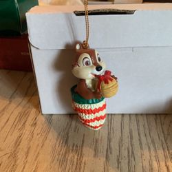 Vintage Disney Chip Christmas Ornament 