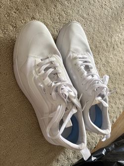 White mens Vans