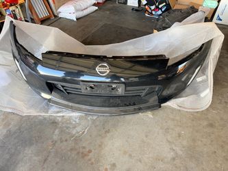 370z  2017+ front bumper black