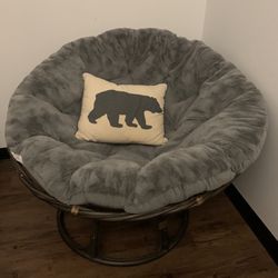 Gray Papasan Chair