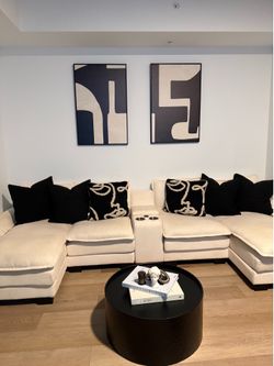 Cream couch