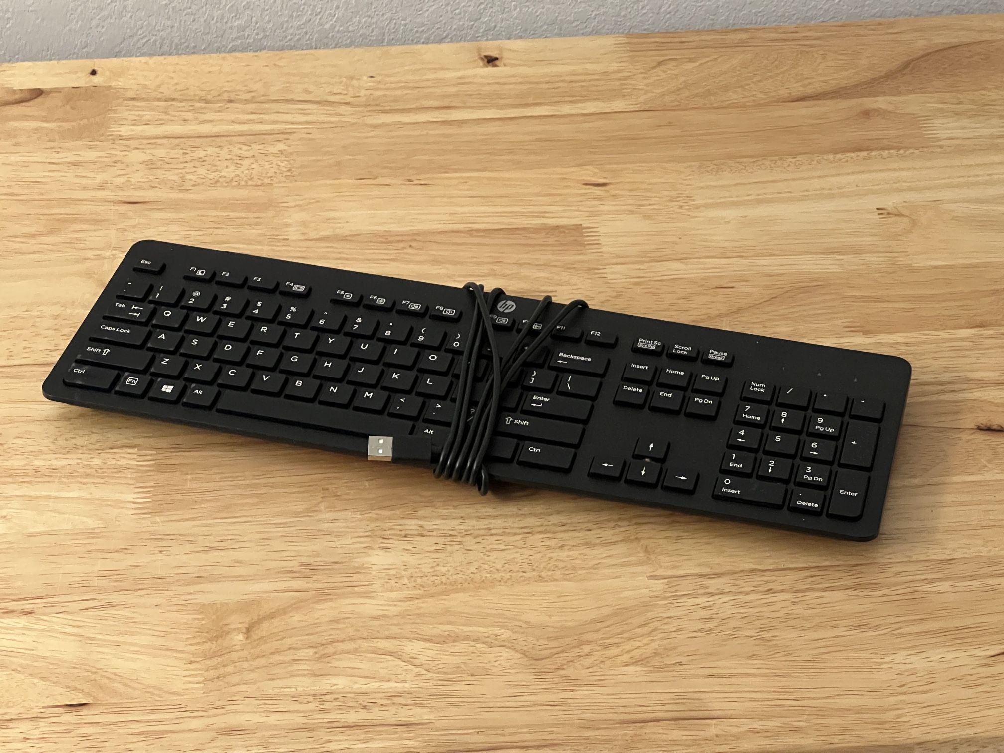 HP USB Slim Business Keyboard