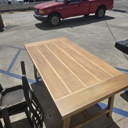 Wood Table..solid Built