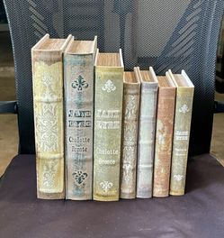 Set of 7 FAKE BOOKS Hidden Magnetic Box JANE EYRE
