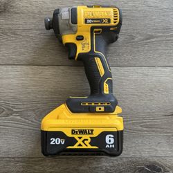Dewalt Impact and 6amp battery 