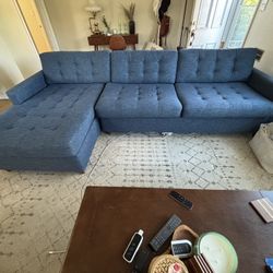 Joybird Sectional Sleeper Sofa