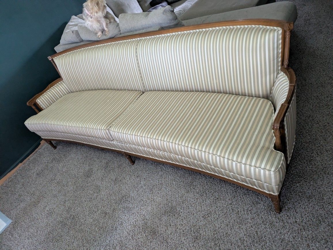 Vintage Sofa, Chairs, Lamp