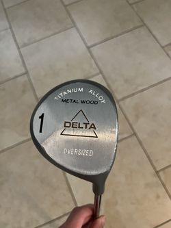 Delta Metal Wood Titanium Alloy Oversized Driver True Temper Century Steel RH