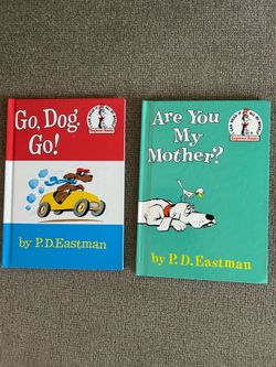 2  Books by P D Eastman Under Dr Seuss BeginnerBooks Umbrella