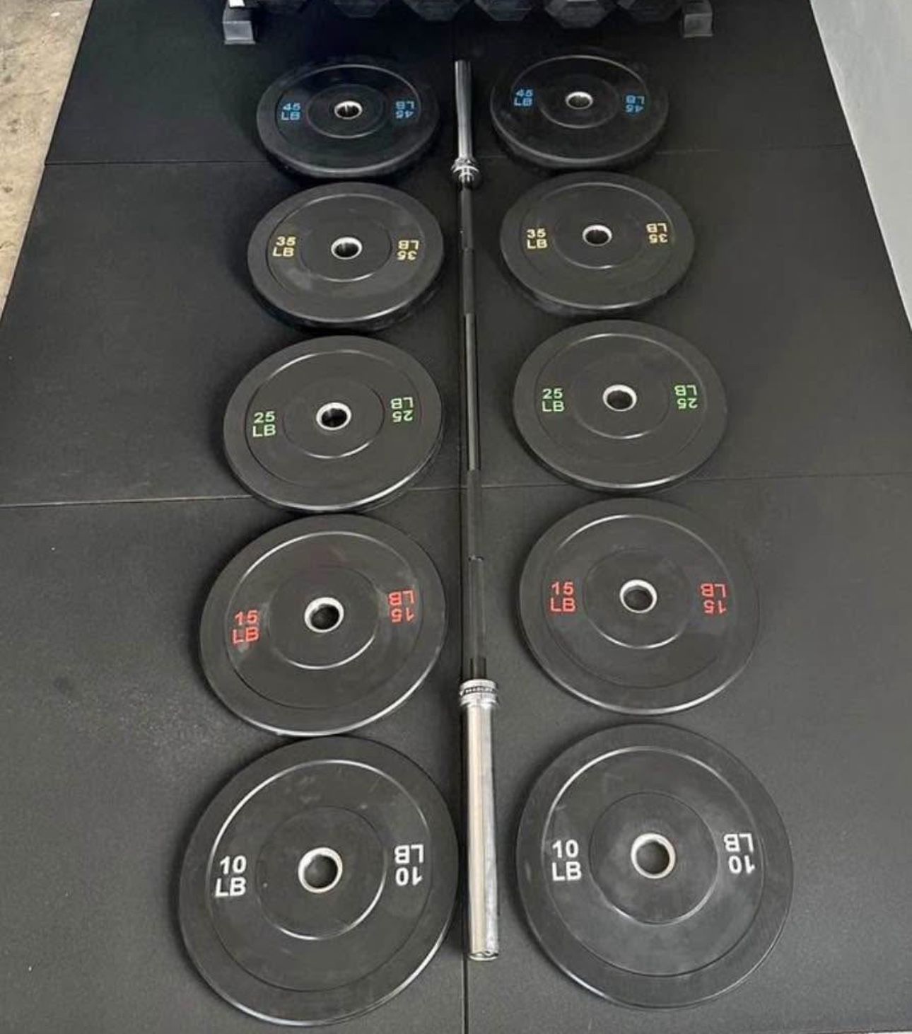 NEW Olympic 2” barbell bumper plate sets
