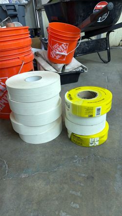 Paint, painting, dry wall, tape, masking, tools