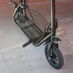 Electric sit down scooter