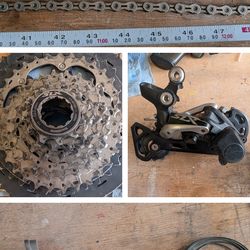 Shimano SLX 11 speed partial groupset