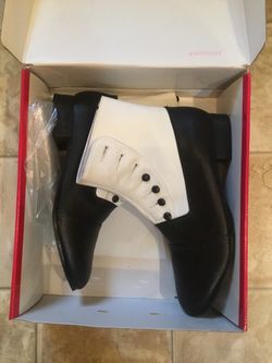 FunTaisma shoes ... black and white size US 12. Fun costume shoes!!! PRICE REDUCED!!!!