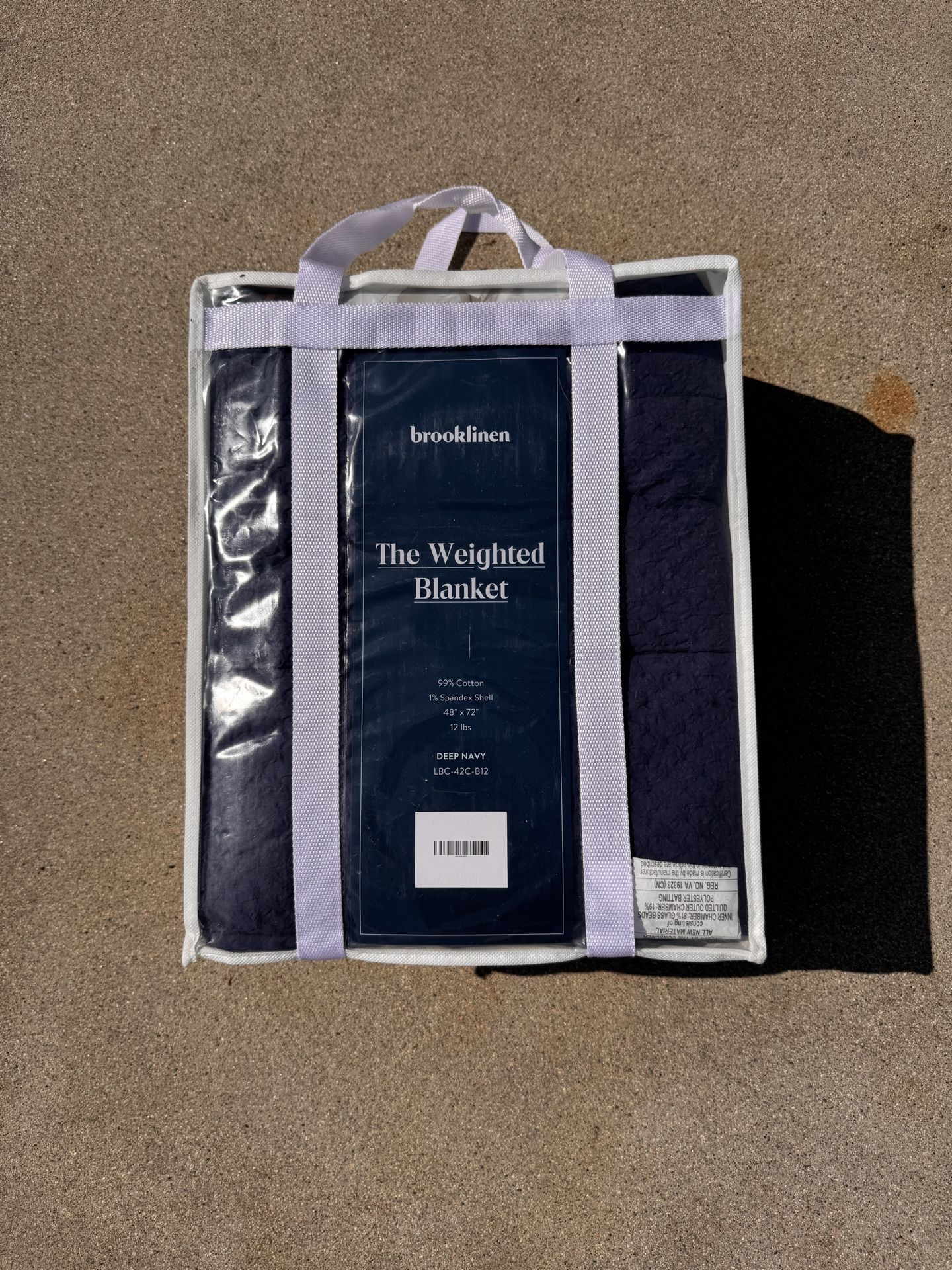 Brooklinen Weighted Blanket - 12 Lb throw (48in x 72in)