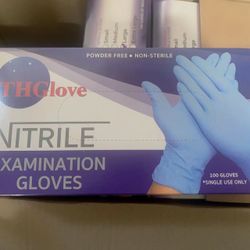 Nitrile exam gloves Size S M L XL
