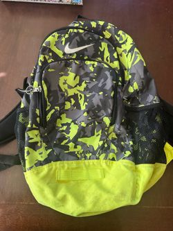 Nike neon camo print backpack