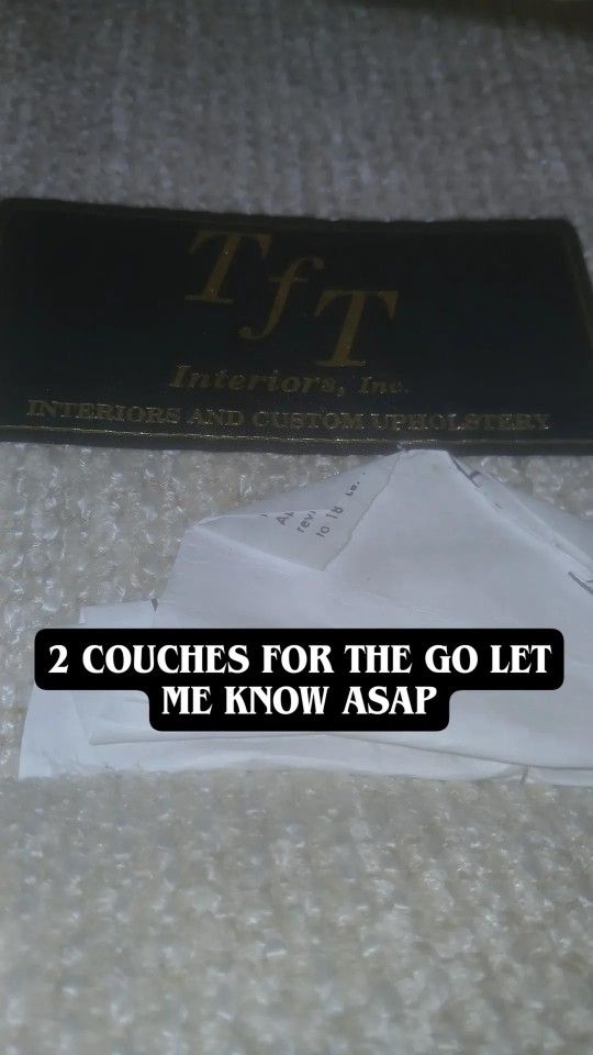 2 Couches For Sale No Low Ball Set Price An Lets Do Business