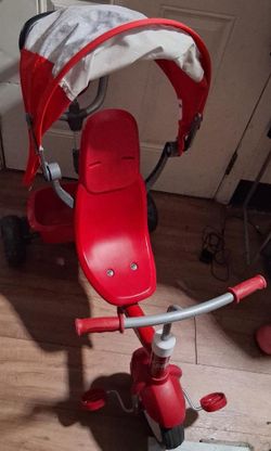 Red Kids Tricycle with Canopy