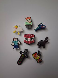 Minecraft Croc Charms
