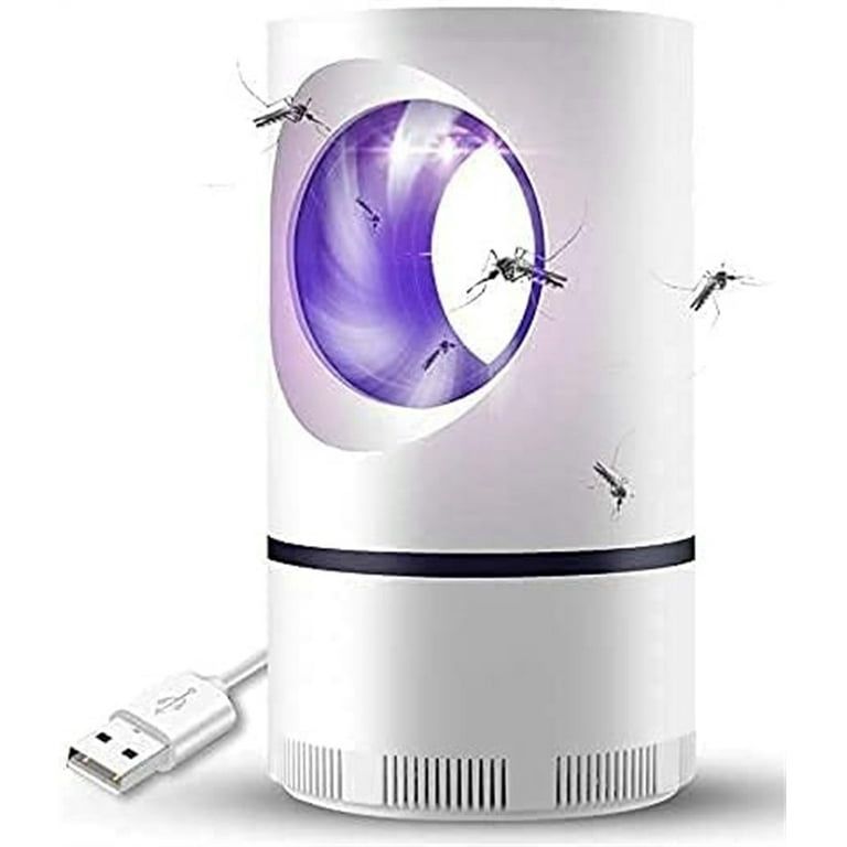 Electric Indoor Mosquito Trap Suction Fan No Zapper Child Safe with Power Supply