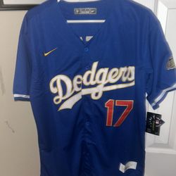 Nike Los Angeles Dodgers Shohei Ohtani blue jersey size M