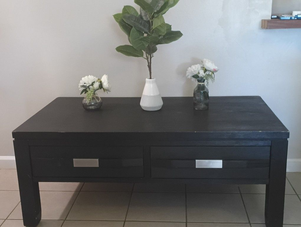 Coffee Table And Shelf For Sale 