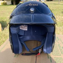 Arai Open Face Helmet w/snap on visor and face shield