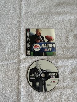 Sony PlayStation 1 Madden NFL 99 game