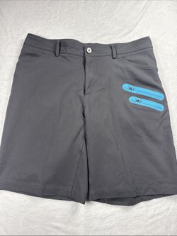 Lululemon Shorts Mens 38x10” Triple Active Casual Commute LM7359S Gray Blue NICE