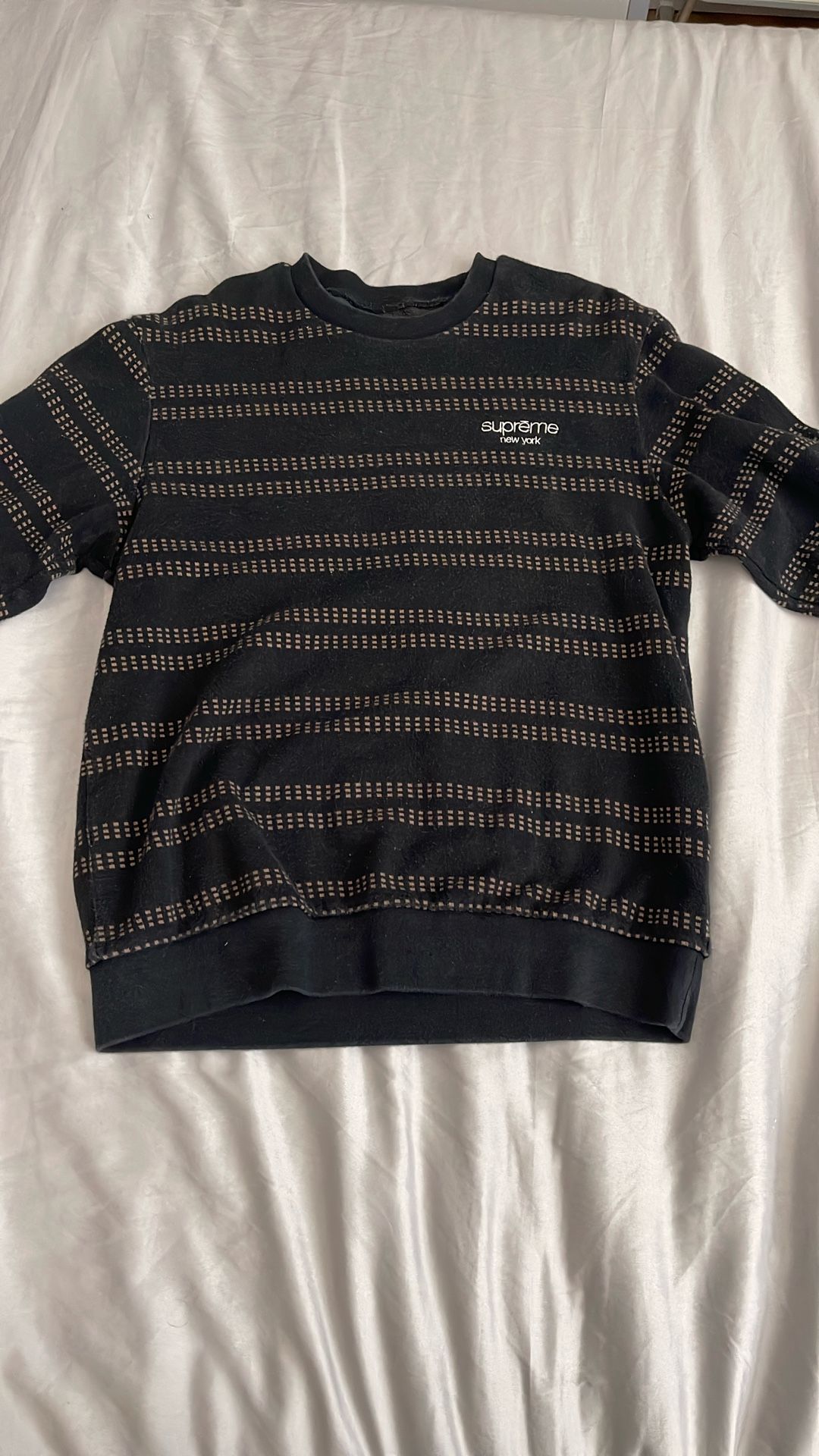Supreme Dash Striped Crewneck