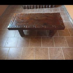 One of a Kind 
Rustic Custom made Coffee Table 
48 in x 22 1 /2in x 16 1/2 in