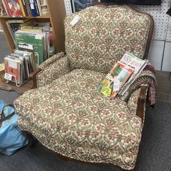 Chair Wood Frame Fabric Fairfield Furniture Co