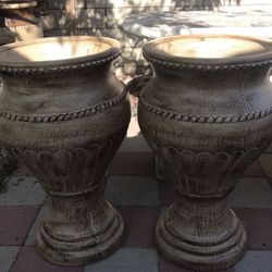 New Flower Pots Made Out Of Clay Beautiful Yard Decoration 