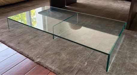 Italian Glass Coffee Table