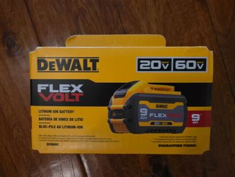 New dewalt 9ah flexvolt battery