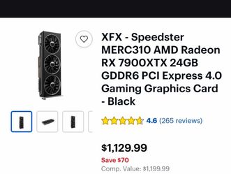 Xfx Speedster Merc310 Radeon Rx 7900xtx