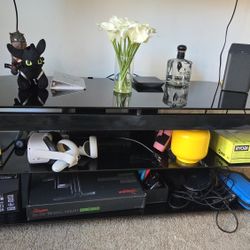 Black TV Stand