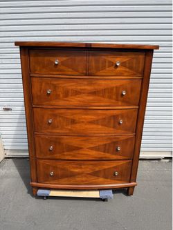 MCM Highboy Walnut Dresser by Somerton