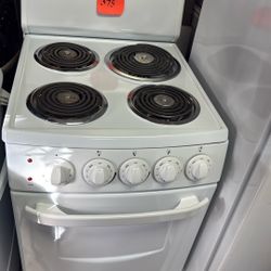 20 in. 2.3 cu. ft. Electric Range in White