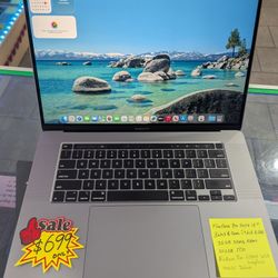 MacBook Pro 2019 16" Touch Bar Retina Intel Core i7 32GB Ram 512GB SSD Radeon Pro 5300M 4GB Graphics, latest macOS Tahoe. Very very powerful Machine f